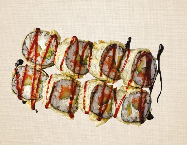 SAKE-TEMPURA MAKI 